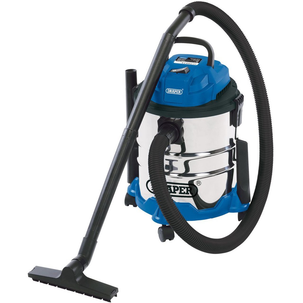 Draper Vacuum Cleaner 20Ltr stainless steel tank