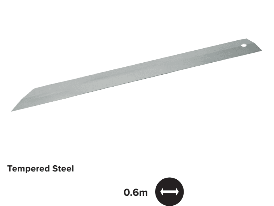 ROMUS 0.6m Straight Edge