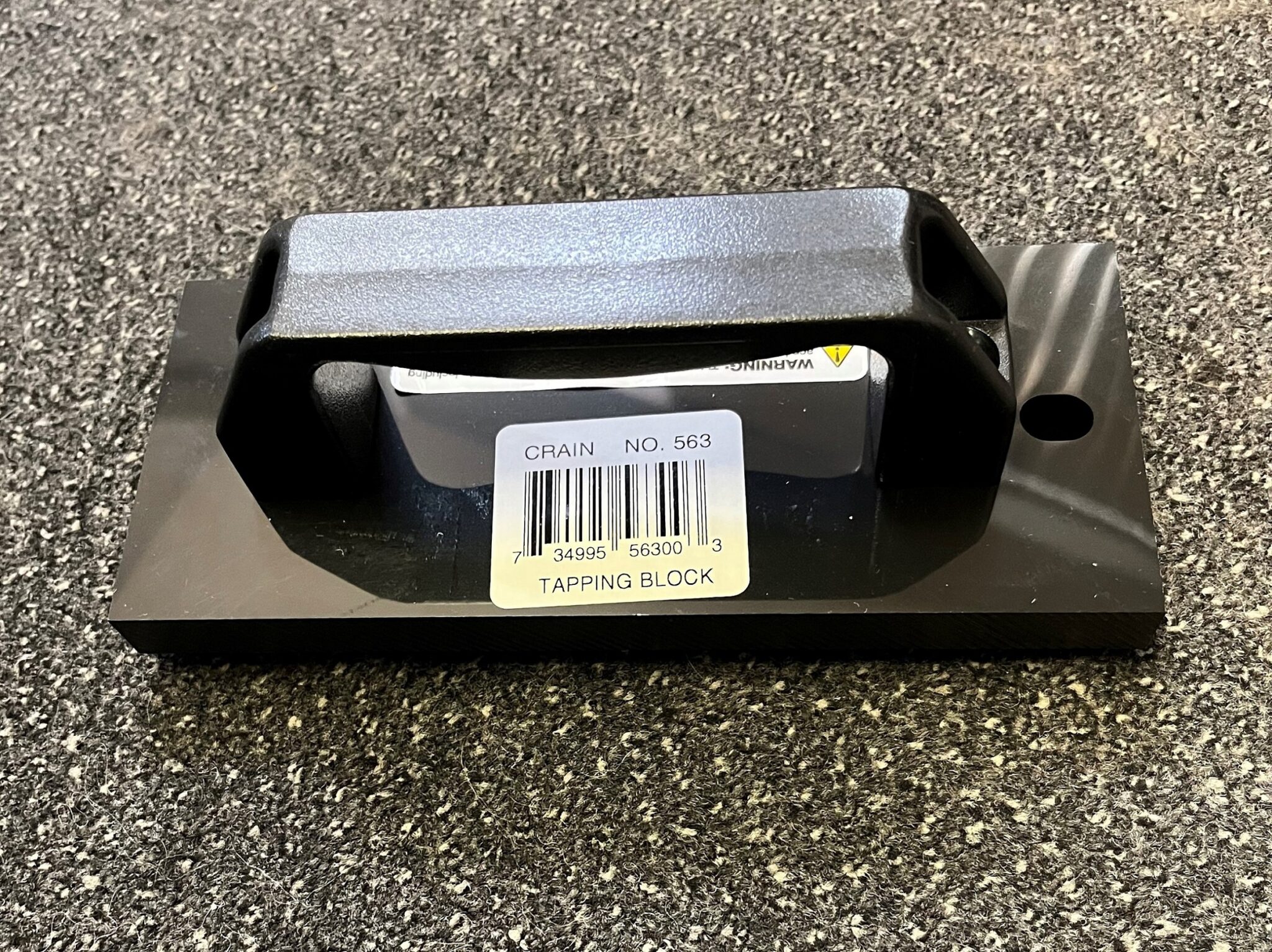 Crain Laminate Tapping block handle