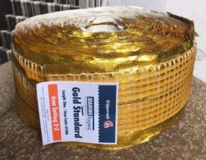 Gold Heat Seam Tape Gripperrods