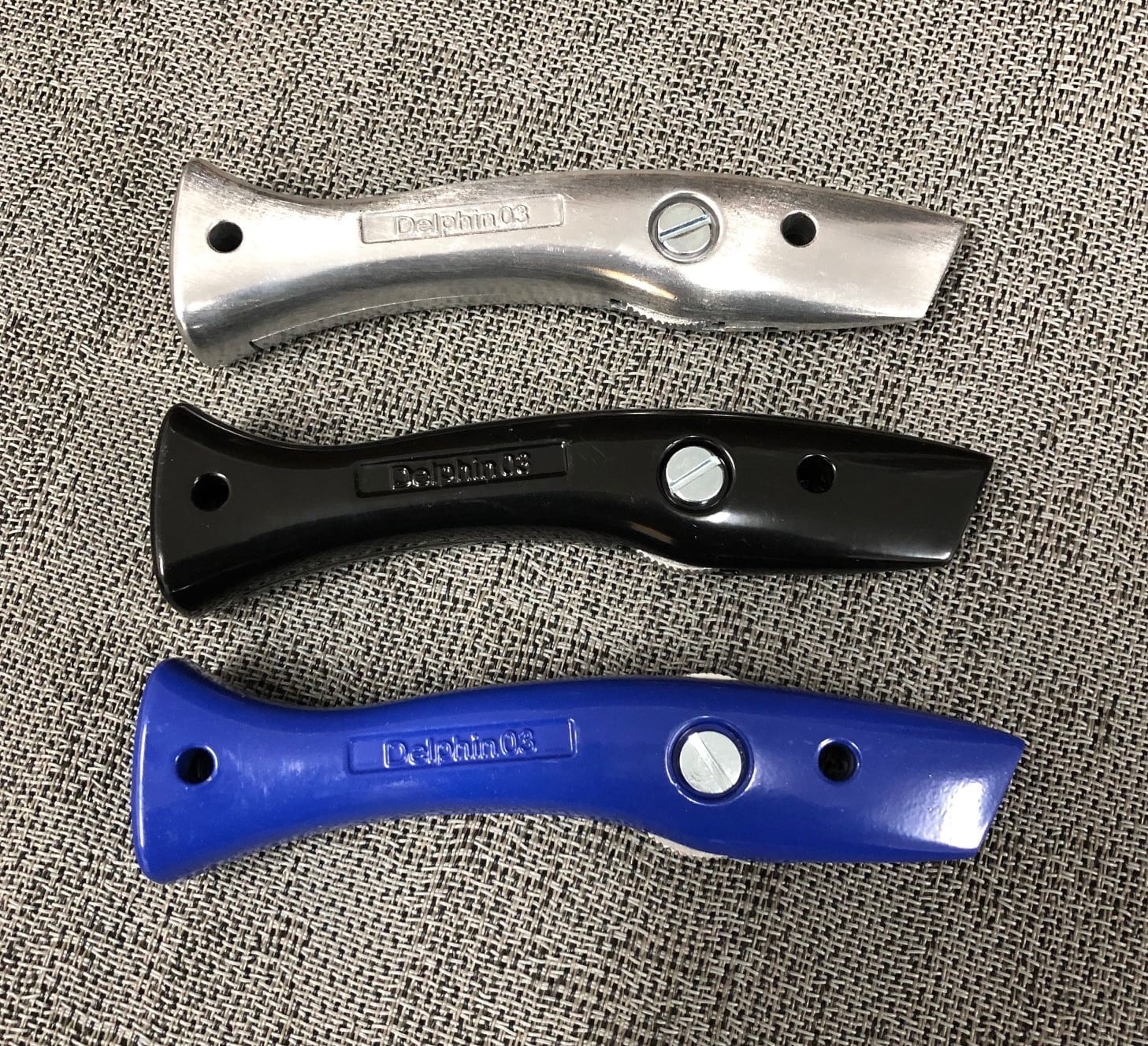 Coloured Original Delphin Knives including holster