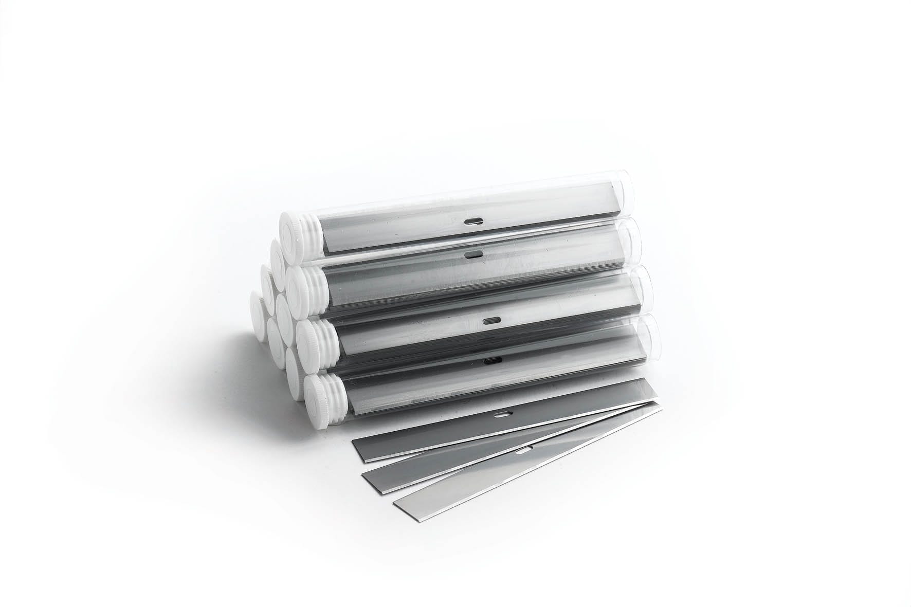 Hand Scraper Blades 4" 15MM BOX 10 TUBES